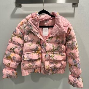 TCEC Pink Floral Puffer Jacket